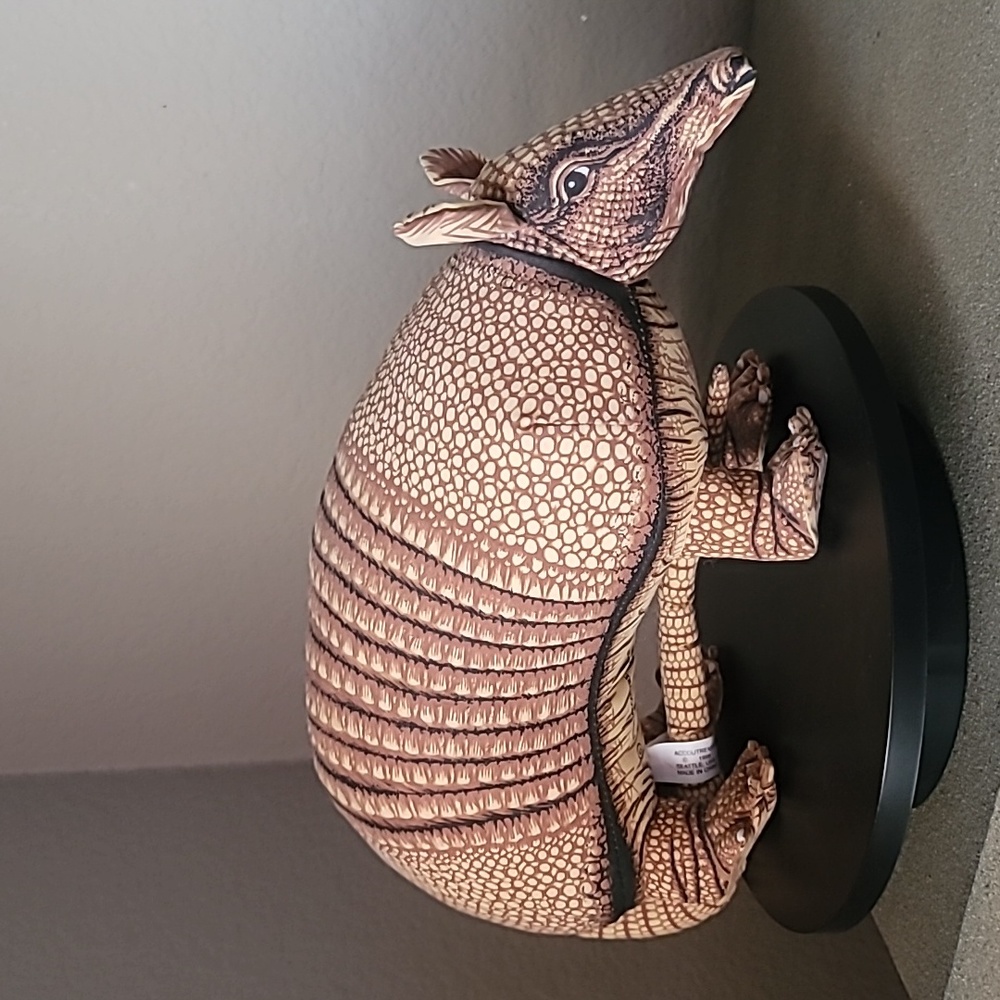 New Vintage! ACCOUTREMENTS Armadillo Stuffed Plush Animal.